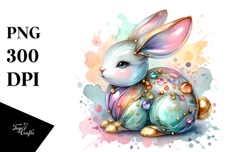 Colorful Bunny PNG