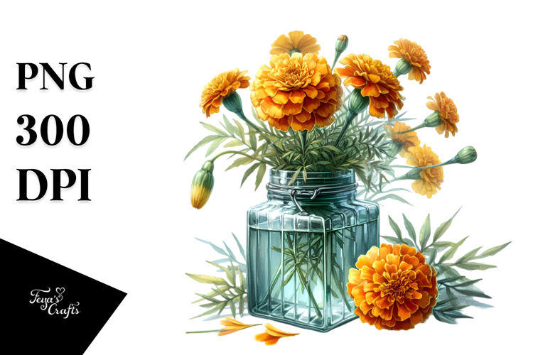 Marigold Clipart Image 8