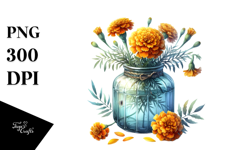 Marigold Clipart Image 7