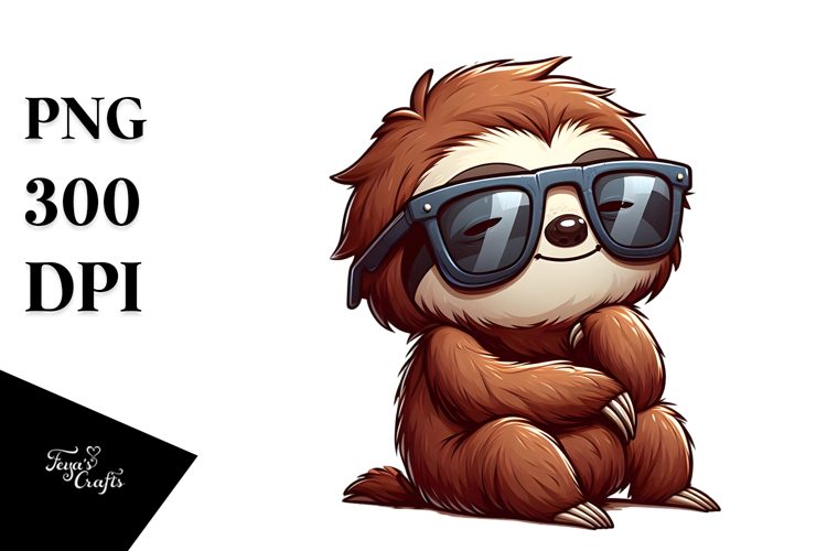 Sloth Clipart Image 18