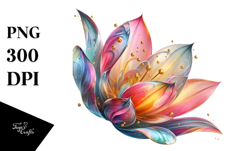 Vibrant Pastel Tulip, Transparent PNG