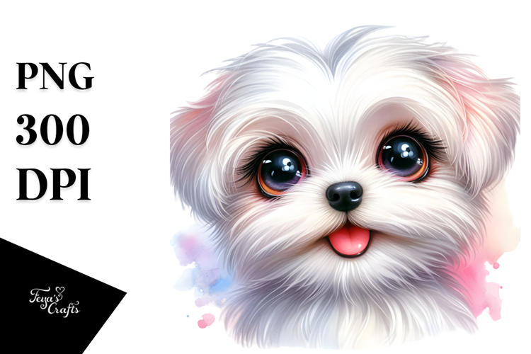 Maltese Clipart Image 13
