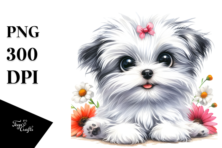 Maltese Clipart Image 12