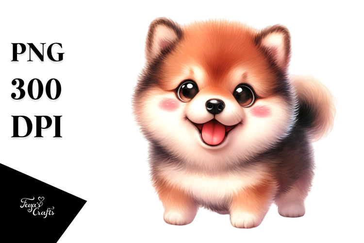 Happy Shiba Inu, Adorable PNG