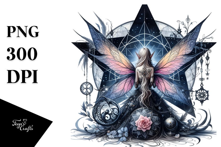 Gothic Fairy Star PNG