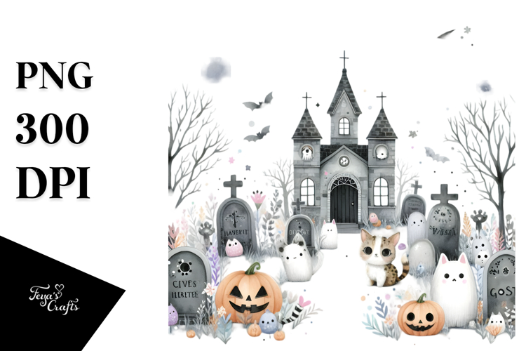 Graveyard Clipart Image 2
