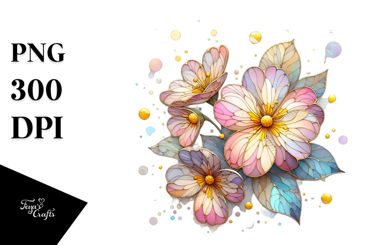 Pastel Stained Primrose, Transparent PNG