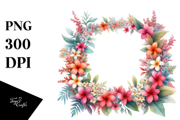 Hawaiian Flower Clipart Image 5