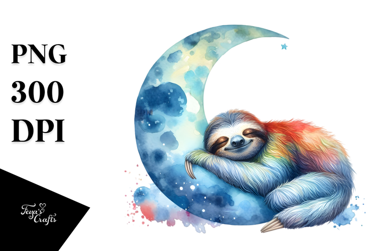 Sloth Clipart Image 21