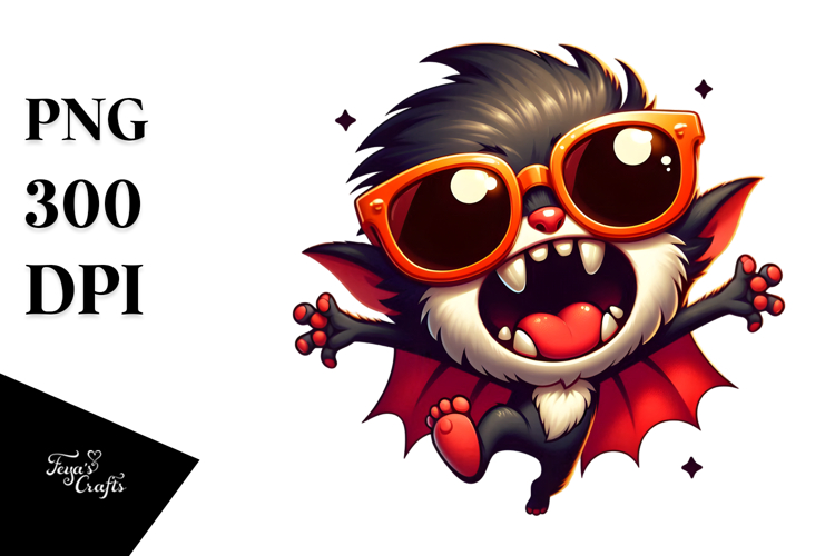 Cute Vampire Clipart Image 12