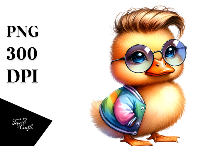 Cute Duck Clipart Image 19