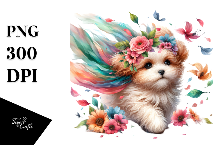 Colorful Cute Dog Tumbling, 20 oz Tumbler