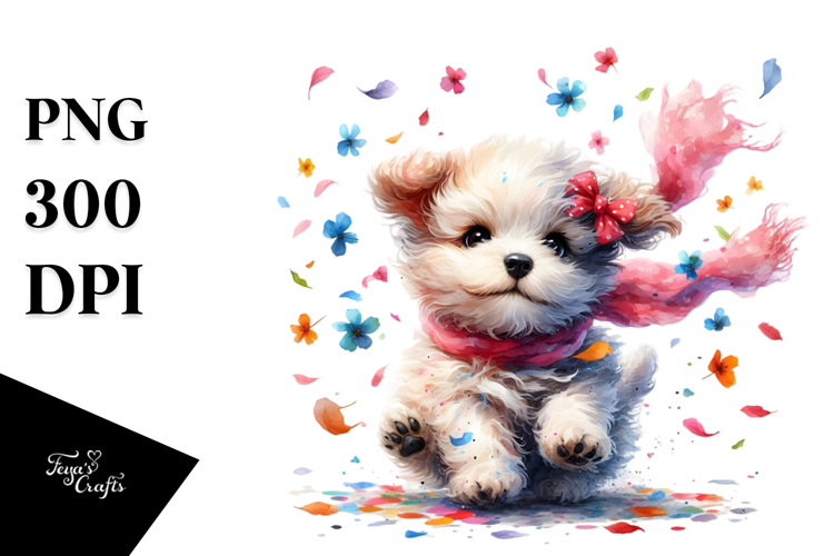 Colorful Cute Dog Tumbling, 20 oz Tumbler