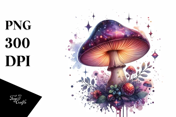 Glossy Magical Mushroom
