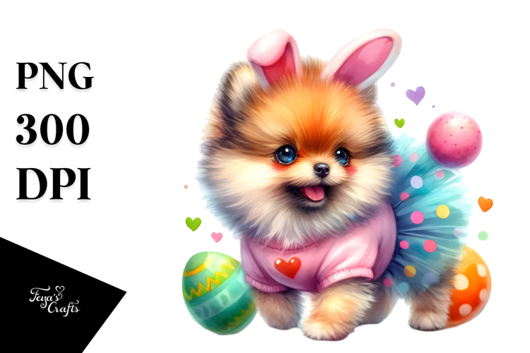 Pomeranian Clipart Image 24