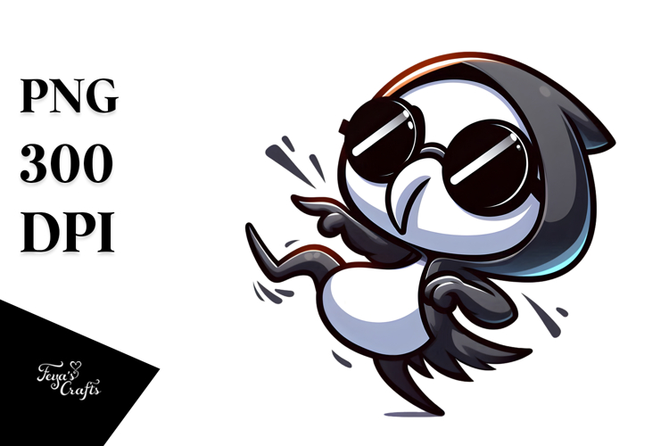 Cute and Stylish Reaper PNG