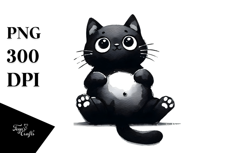 Black Cat Png Image 16