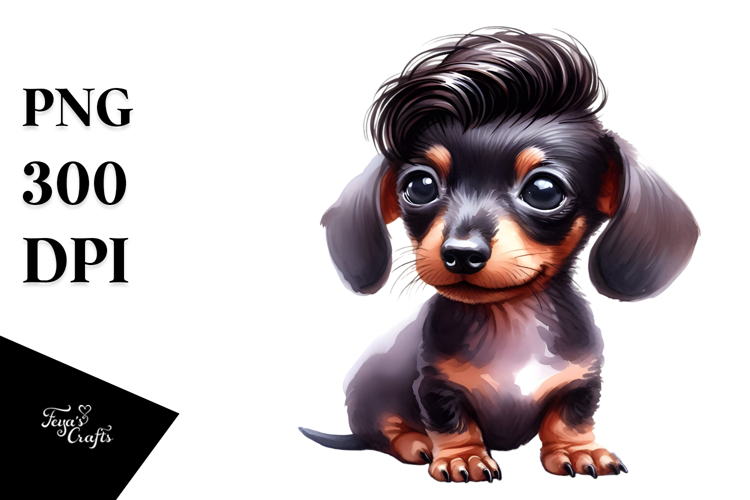 Dachshund Clipart Image 16