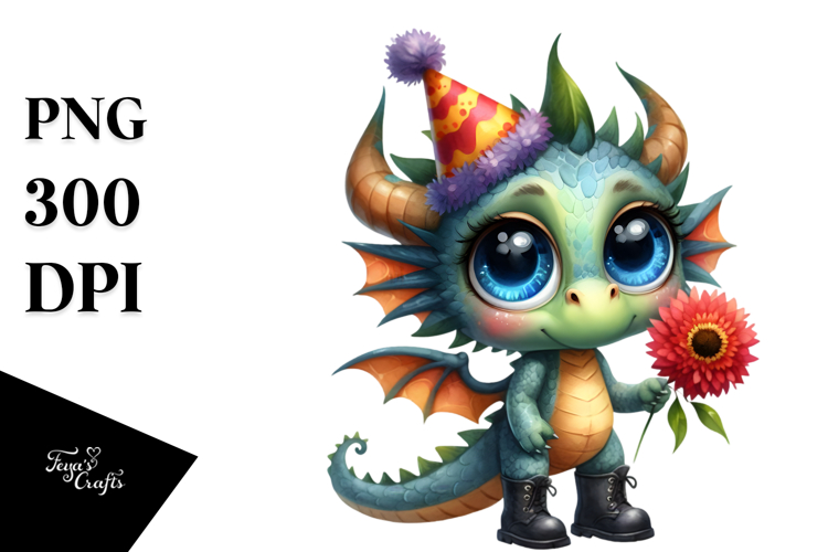 Boho Flowers Clipart