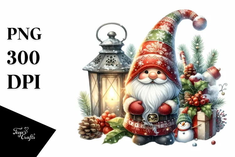 Detailed Christmas Gnome