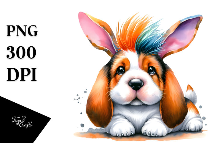 Basset Hound Clipart Image 15