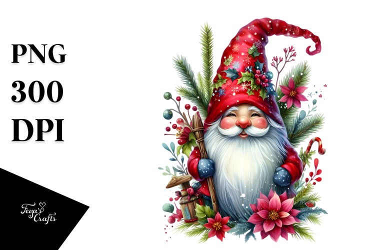 Detailed Vibrant Christmas Gnome