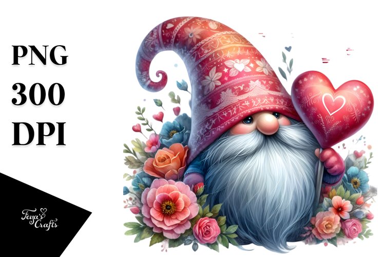 Valentine Gnome Png Image 9