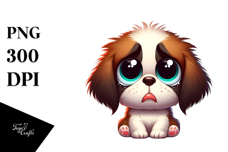 Funny Crazy Baby St. Bernard, Transparent PNG