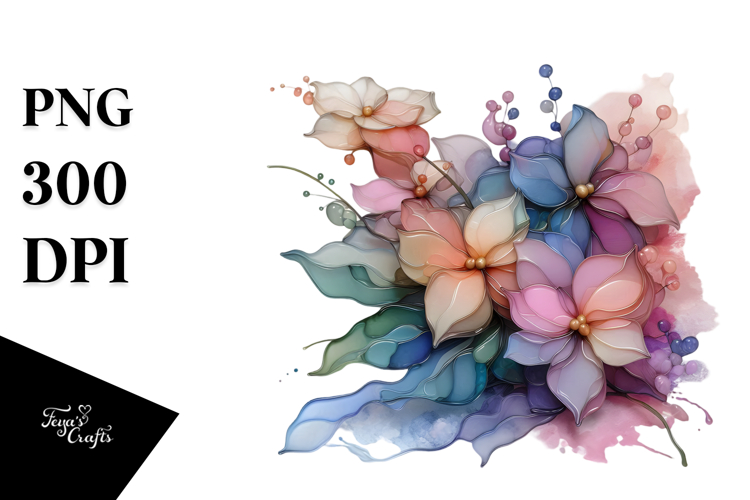 Abstract Hibiscus Made of , Transparent PNG