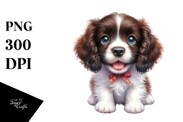 Whimsical English Springer Spaniel