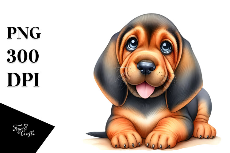 Happy Baby Bloodhound example image 1