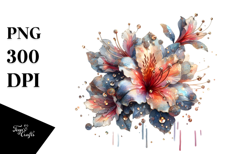 Shiny Azalea Made of PNG example image 1