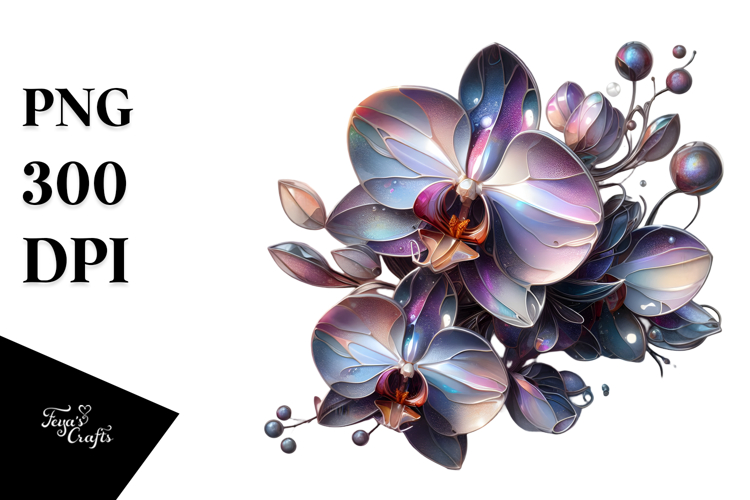 Orchid Clipart Image 13