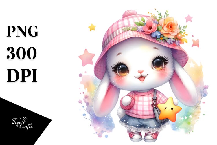 Dramatic Pose Rabbit PNG