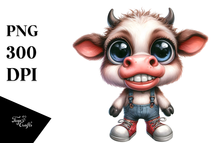 Contemptuous Cow Shoes Clipart