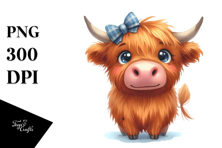 Highland Cow Clipart Image 24