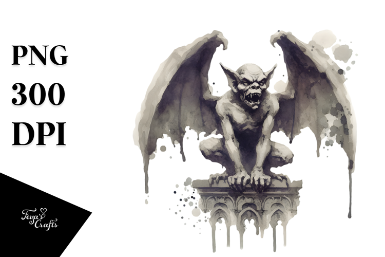 Vintage Simple Halloween Gargoyle, 20 oz Tumbler