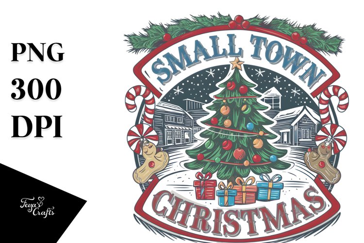 Small Town Christmas Png