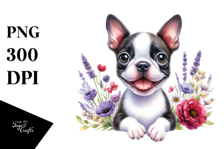 Boston Terrier Clipart Image 13