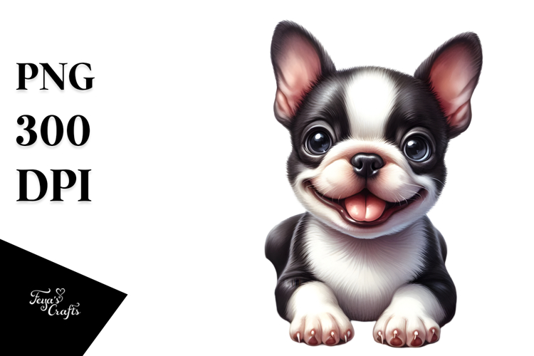 Boston Terrier Clipart Image 14