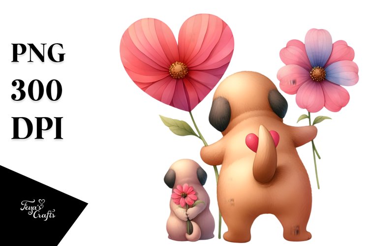 Simple Flower Clipart Image 3