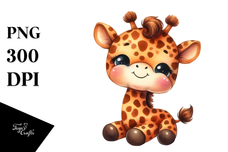 Giraffe Clipart Image 11