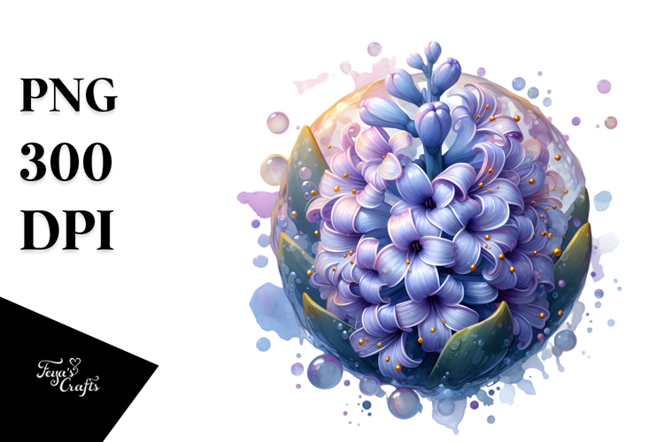 Abstract Hyacinth Art