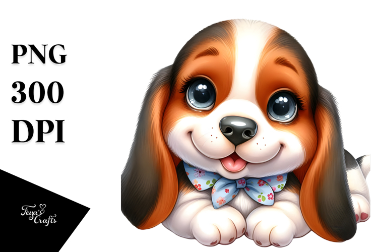 Basset Hound Clipart Image 5