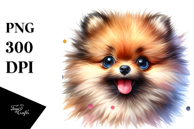Pomeranian Clipart Image 5