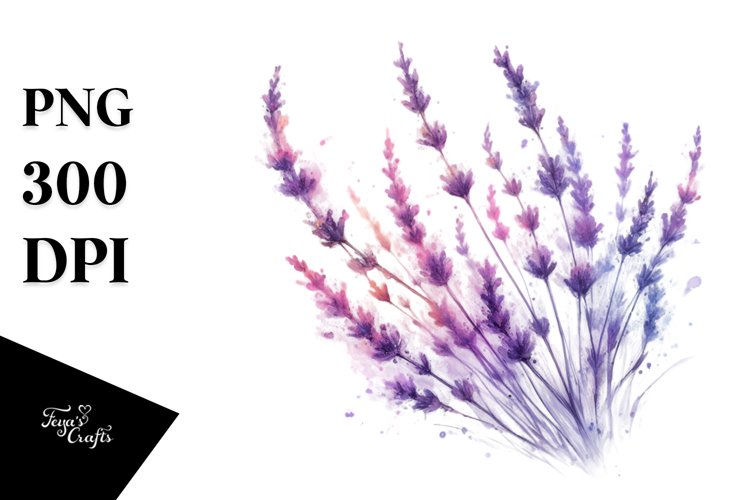 Lavender | Sublimation | Clipart example image 1