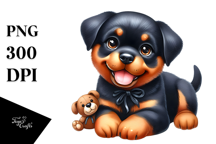 Rottweiler Clipart Image 4