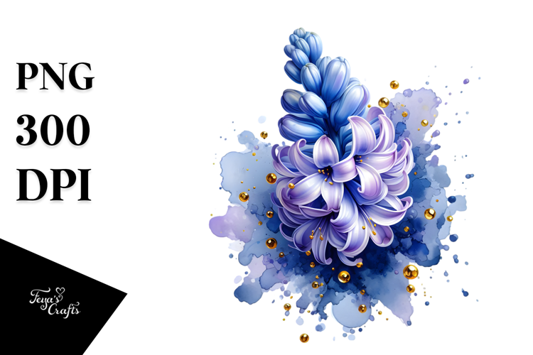 Abstract Hyacinth, PNG
