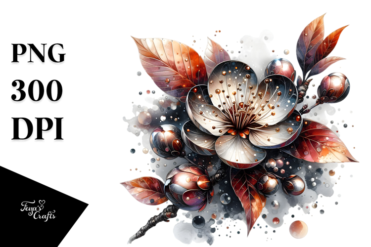 Cherry Blossom Clipart Image 13