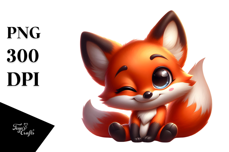 Cute Cartoon Fox PNG
